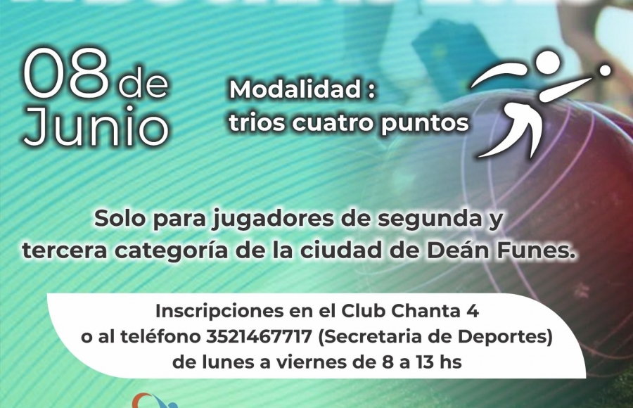 TORNEO BARRIAL DE BOCHAS