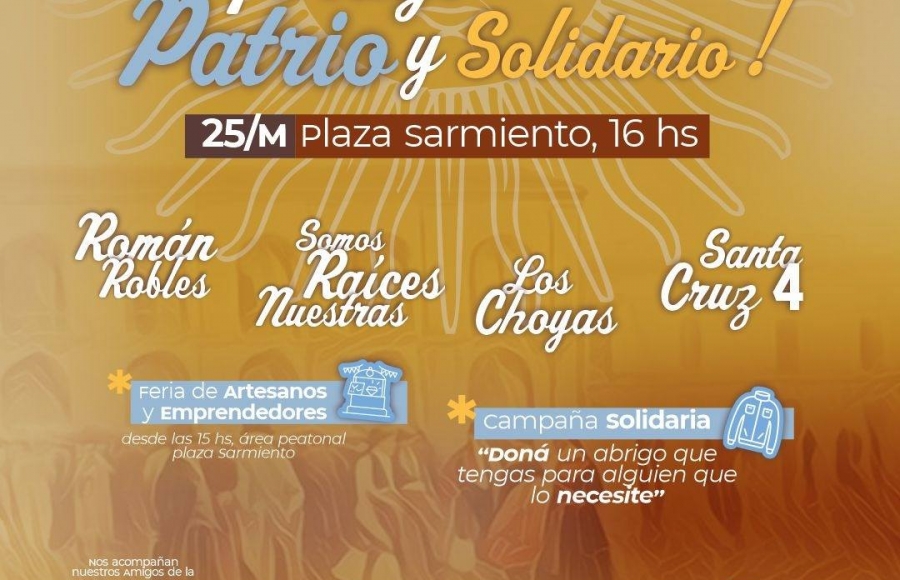 FESTEJO PATRIO Y SOLIDARIO