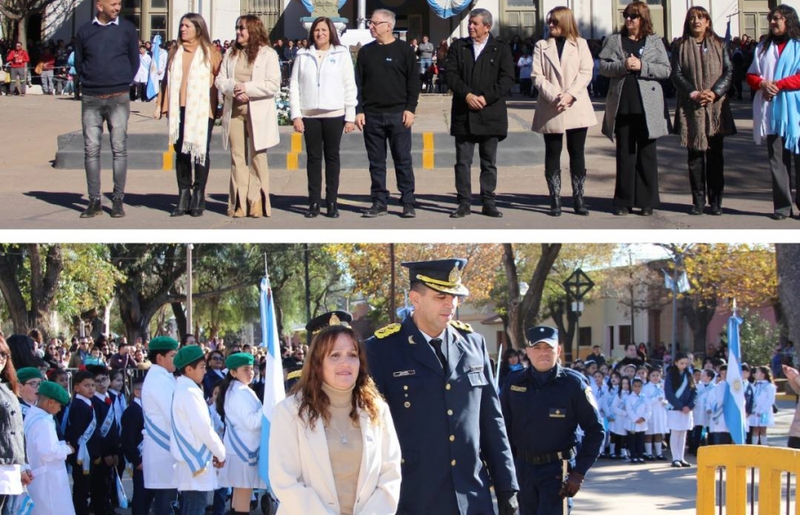 ACTO EN HOMENAJE AL GENERAL MANUEL BELGRANO EN EL DÍA DE LA BANDERA