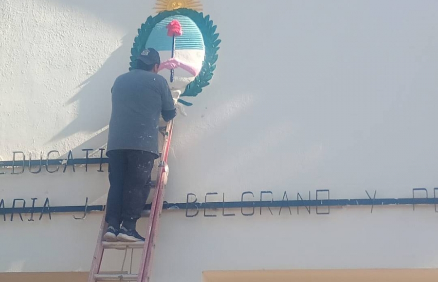 MEJORAS EN LAS ESCUELAS SOBRAL Y BELGRANO Y PERI