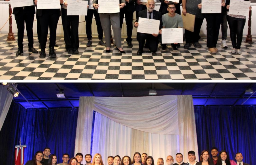 ENTREGA DE DIPLOMAS A TÉCNICOS UNIVERSITARIOS EN DEÁN FUNES