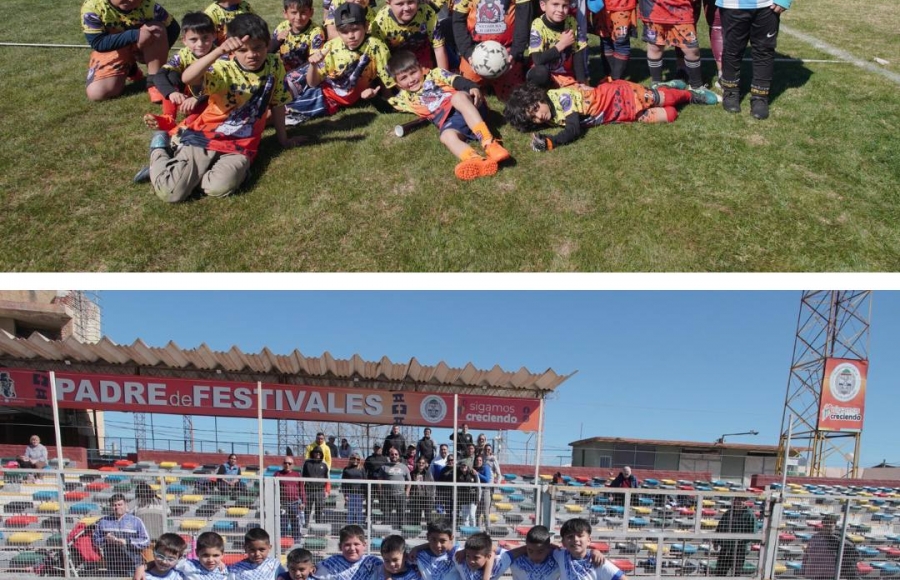 ENCUENTRO DE FÚTBOL INFANTIL EN EL ESTADIO MUNICIPAL