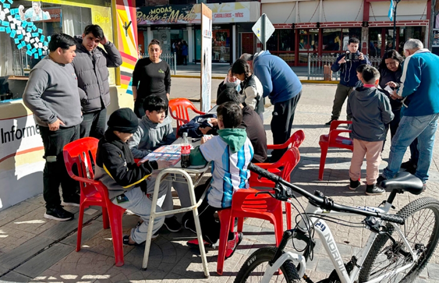 MUNI MUNDIAL EN PLAZA SARMIENTO