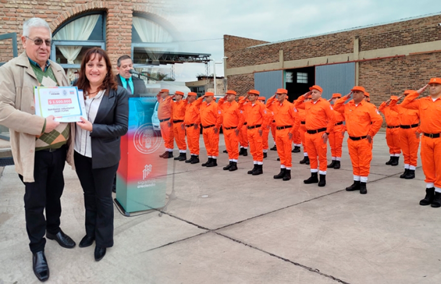 EL MUNICIPIO RECONOCE LA LABOR DE LOS BOMBEROS VOLUNTARIOS