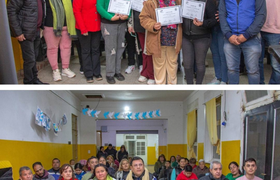 NUEVAS AUTORIDADES EN EL CENTRO VECINAL DEL BARRIO LOS ALGARROBOS