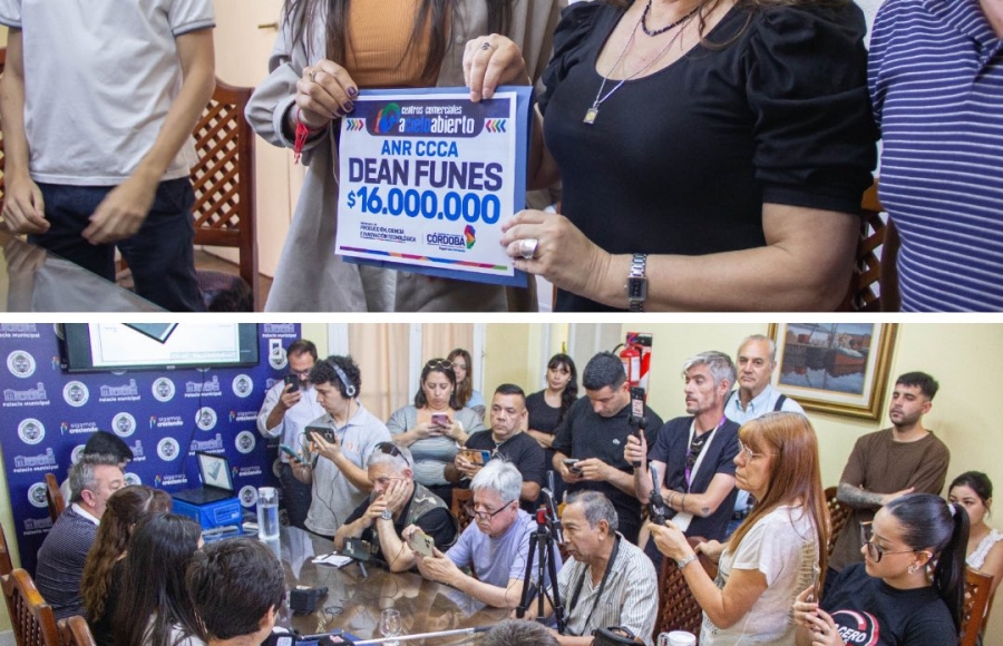 LA MUNICIPALIDAD DE DEÁN FUNES RECIBE APORTES DEL PROGRAMA CENTROS COMERCIALES A CIELO ABIERTO