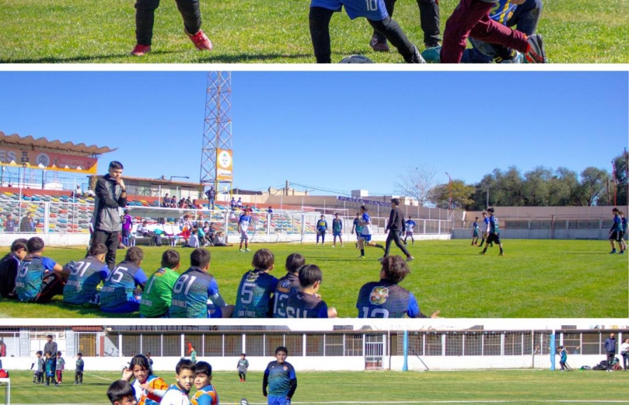 ENCUENTRO DE FÚTBOL INFANTIL EN EL ESTADIO MUNICIPAL FUHAD CORDI