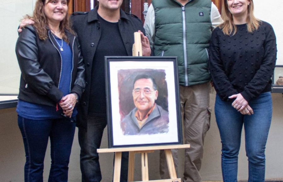 EL MUNICIPIO ADQUIRIÓ EL RETRATO DE LINCOLN URQUIZA DEL ARTISTA LIONEL PACHECO