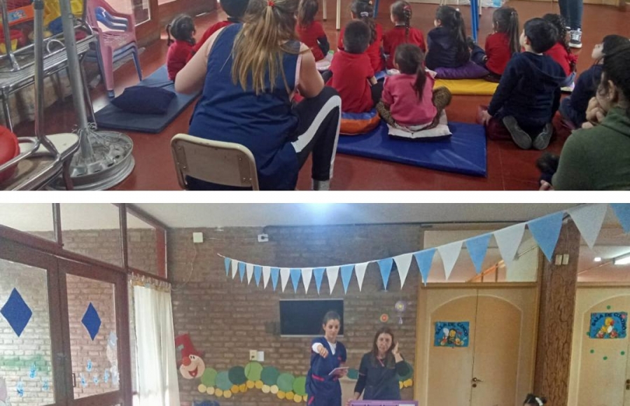 TALLER DE HÁBITOS SALUDABLES EN LA ESCUELA JUAN BAUTISTA ALBERDI