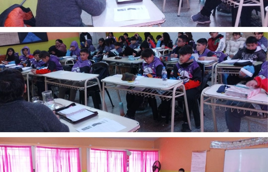 EL SECRETARIO DE SERVICIOS PÚBLICOS VISITÓ LA ESCUELA ANTONIO M. SOBRAL