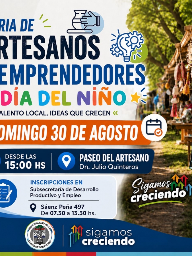 FERIA DE ARTESANOS EMPRENDEDORES DÍA DEL NIÑO