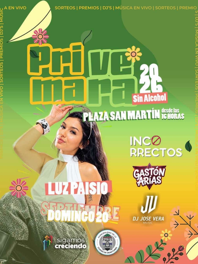 Recibimos la Primavera en la plaza San Martín