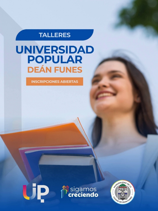 ¡Nuevas propuestas de formación en la Universidad Popular Deán Funes!