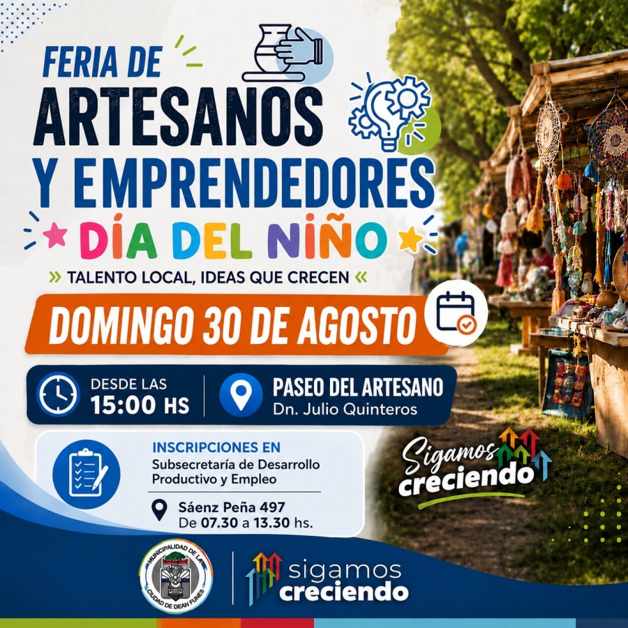 FERIA DE ARTESANOS EMPRENDEDORES DÍA DEL NIÑO