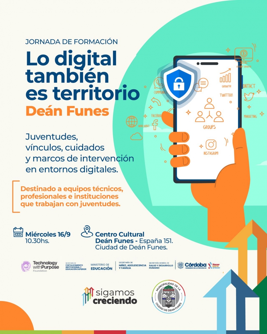 Te invitamos a participar de la capacitación: Lo digital también es territorio