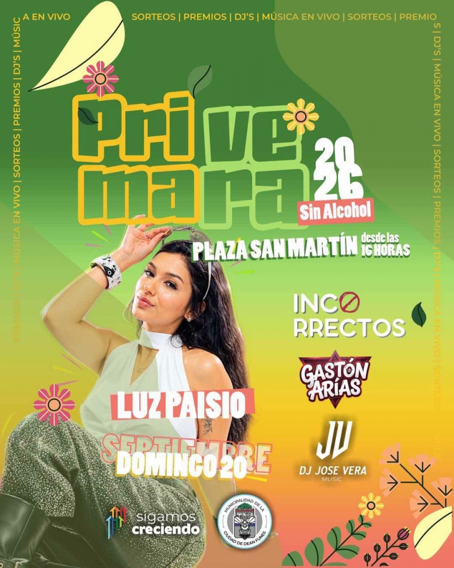 Recibimos la Primavera en la plaza San Martín