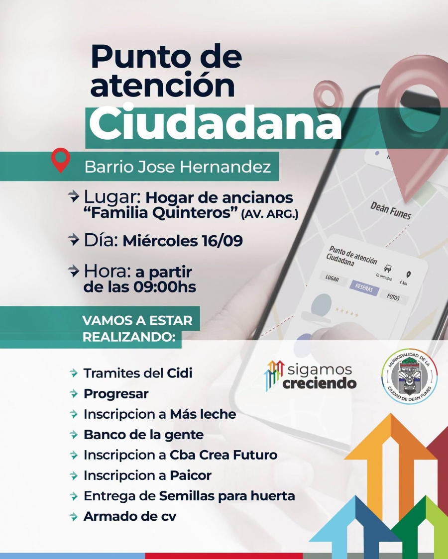 Punto de atención Ciudadana | BARRIO JOSÉ HERNÁNDEZ