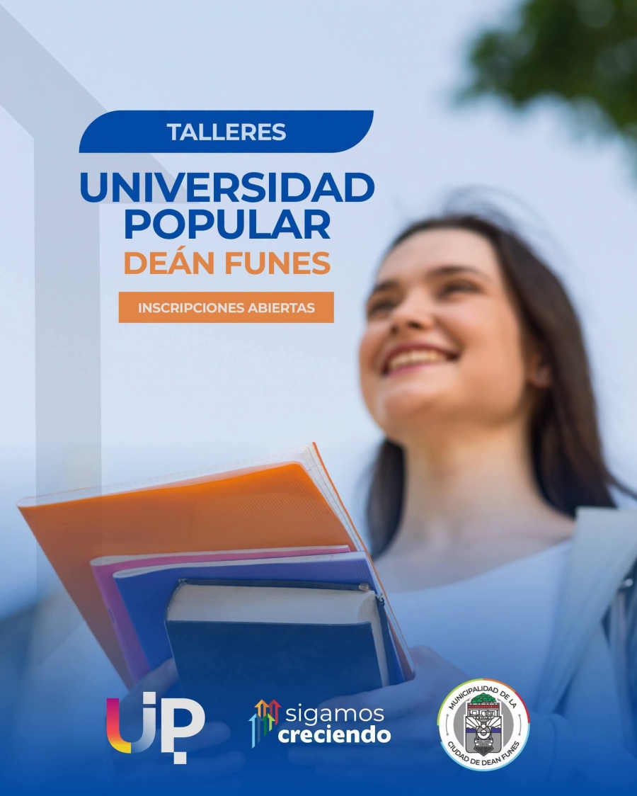 ¡Nuevas propuestas de formación en la Universidad Popular Deán Funes!