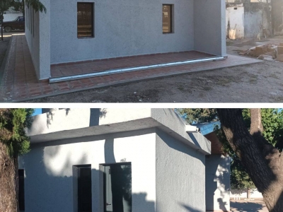 TRABAJOS EN EL ORATORIO DEL CEMENTERIO