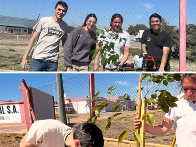 32 NUEVOS LAPACHOS PARA NUESTRO PARQUE INDUSTRIAL NORTE