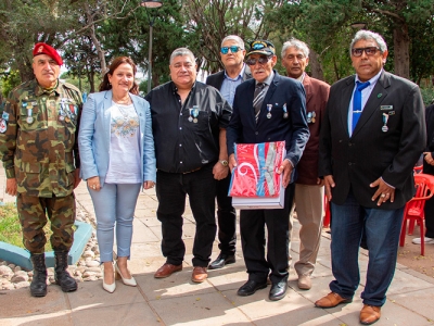DEÁN FUNES RINDE HOMENAJE A SUS HÉROES DE MALVINAS