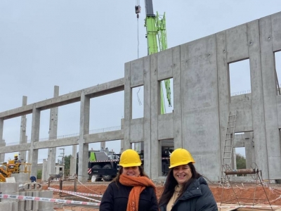 VISITA A LA OBRA DE LA UNIVERSIDAD PROVINCIAL EN DEÁN FUNES