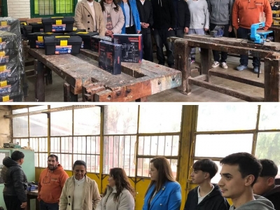 ENTREGA DE ELEMENTOS DE TRABAJO AL IPETYA 53 FRAY LUÍS BELTRÁN