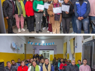 NUEVAS AUTORIDADES EN EL CENTRO VECINAL DEL BARRIO LOS ALGARROBOS