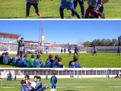 ENCUENTRO DE FÚTBOL INFANTIL EN EL ESTADIO MUNICIPAL FUHAD CORDI