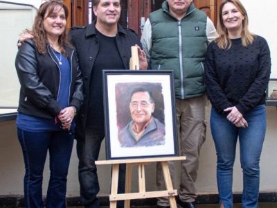 EL MUNICIPIO ADQUIRIÓ EL RETRATO DE LINCOLN URQUIZA DEL ARTISTA LIONEL PACHECO