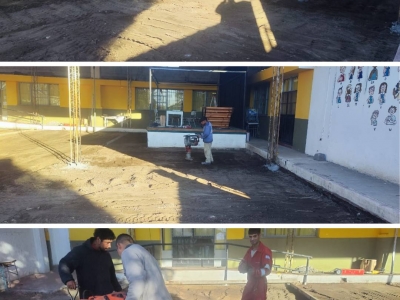 MEJORAS EN LA INFRAESTRUCTURA EDUCATIVA: NUEVO PISO EN EL C.E. BERNARDINO RIVADAVIA