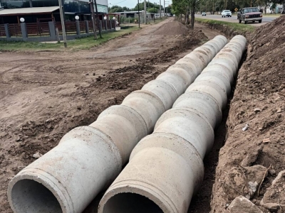 OBRAS DE ENTUBAMIENTO EN DEÁN FUNES